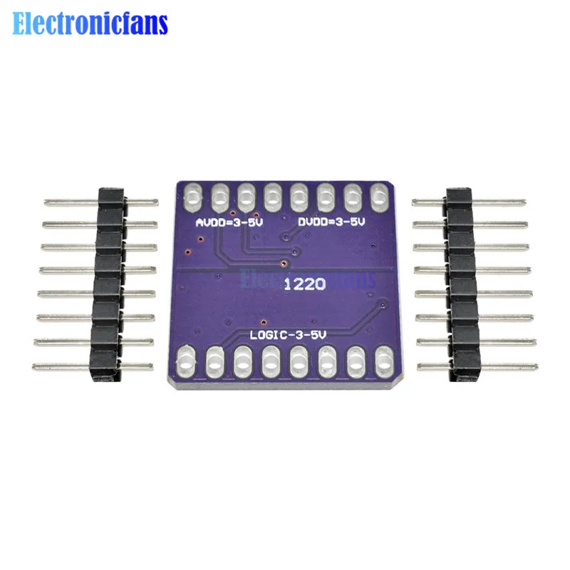 CJMCU-1220 ADS1220 ADC 24 бит A/D конвертер Модуль I2C низкой мощности 24 бит аналого-цифровой датчик конвертера модуль SPI 3 V-5 V