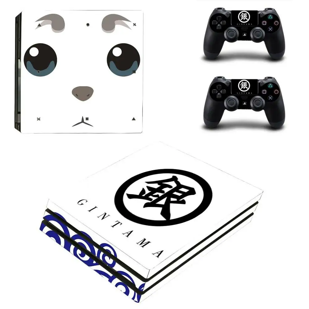 Gintama PS4 Pro sticker s PS 4 Play station виниловые наклейки для playstation консоли и контроллера |