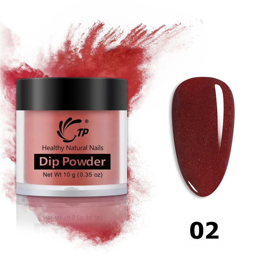 Женская зимняя пудра темно синего и красного цвета для ногтевого дизайна