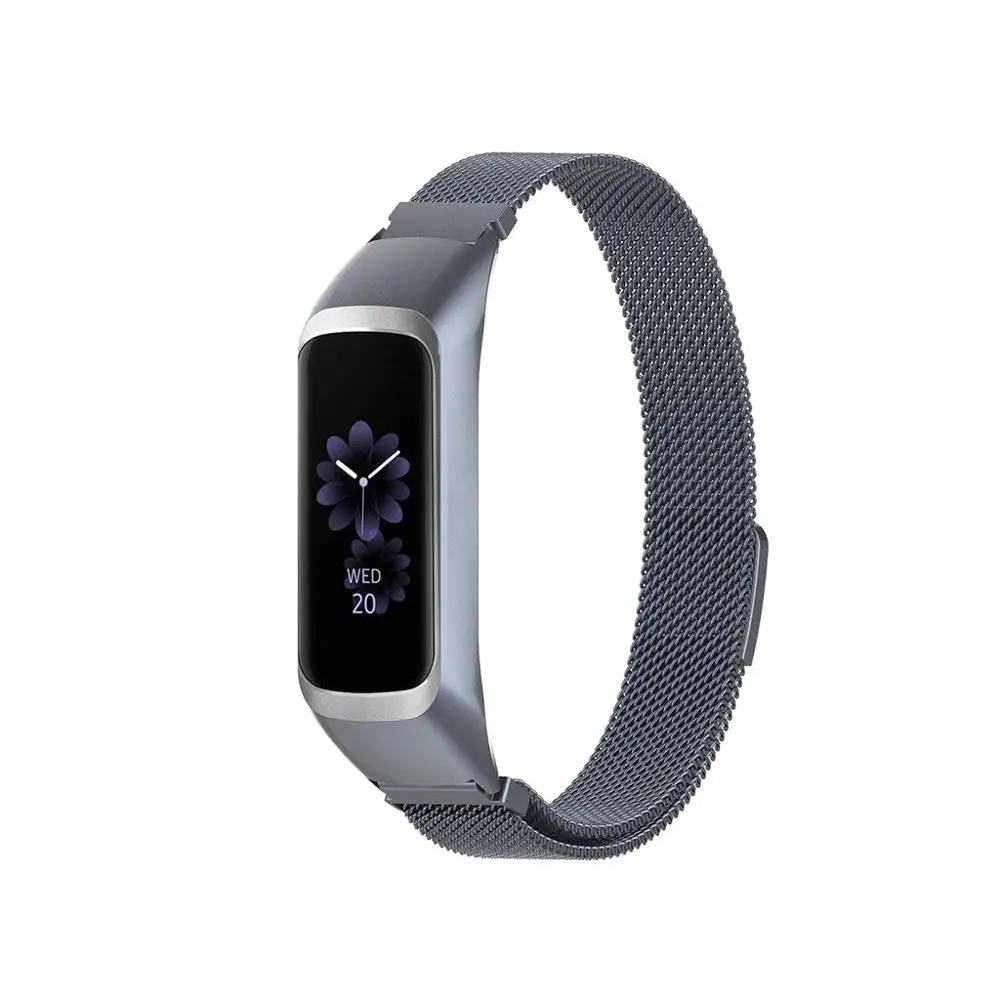 Миланская Нержавеющая сталь ремешок для часов браслет Samsung Galaxy fit-e R375 лаконичный