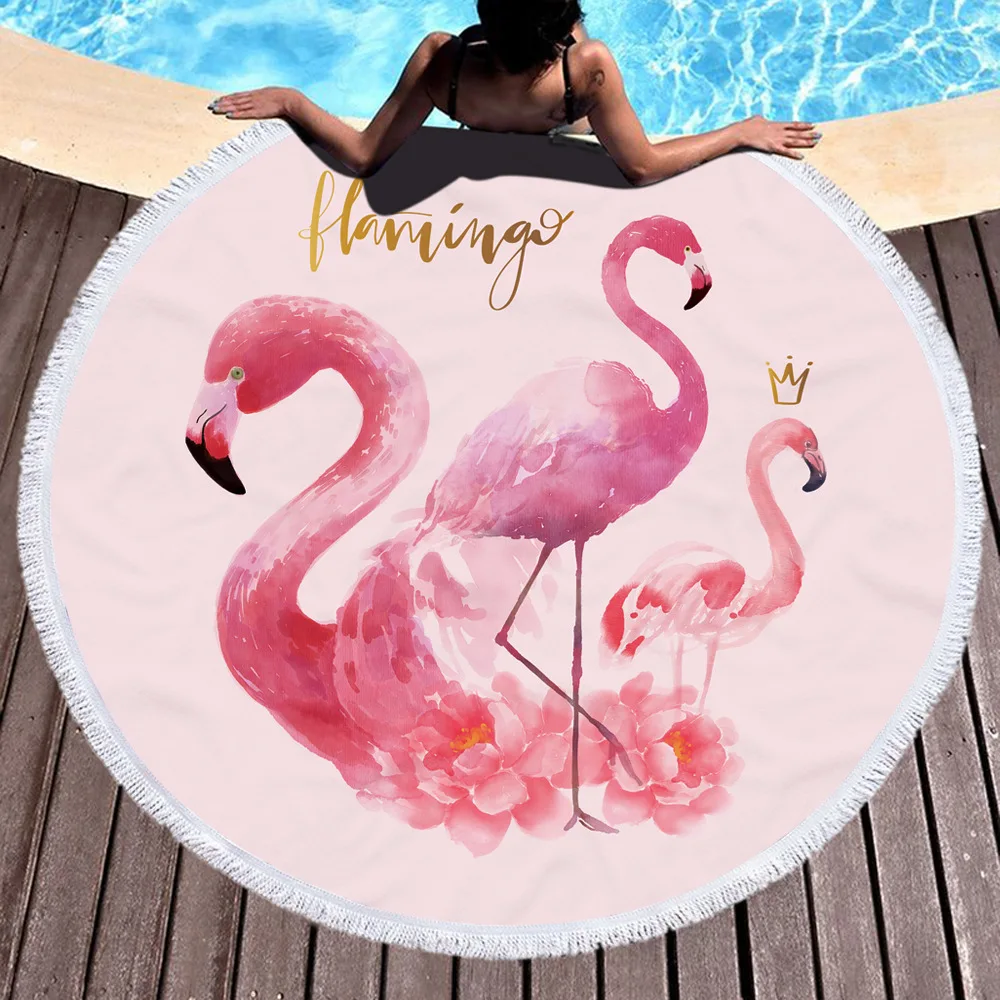 ONGLYP Round Beach Towel Cute Cat Collections Microfiber Tapestry Bedroom Rug Yoga Mat Tablecloth Swim Bath Blanket |