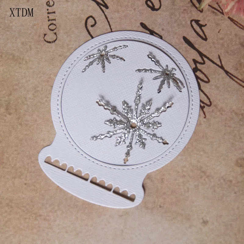 Пресс формы снежинка Хрустальная бутылка металлические изделия высечка