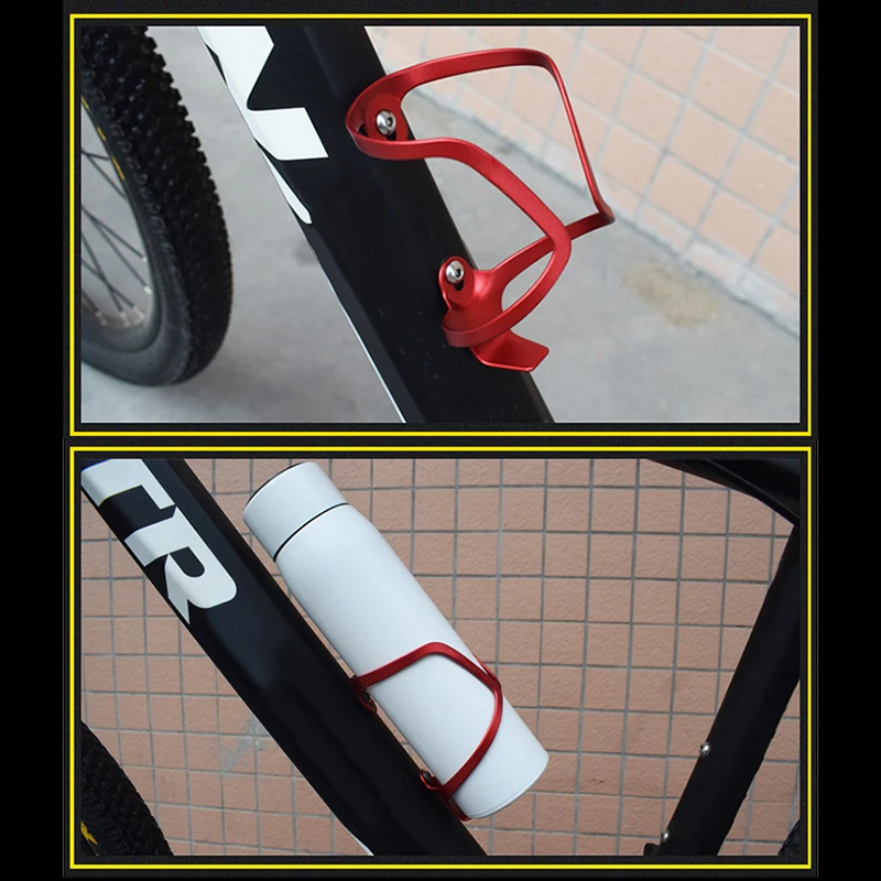 

Bicycle Water Bottle Holder Rack Aluminum Alloy for Mountain Road Bike Cycling EDF88
