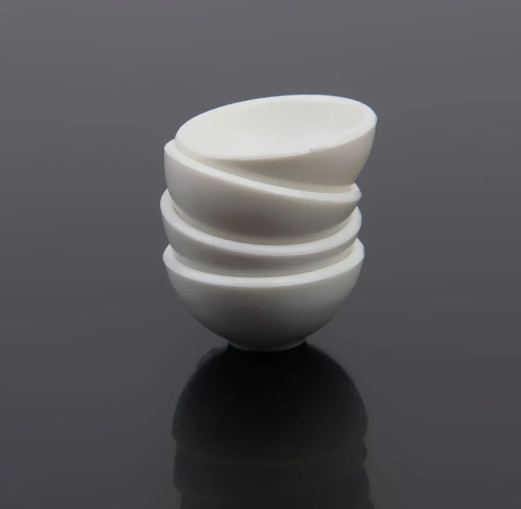 Миниатюрная кухонная посуда кукольный домик белая круглая кухонные чаши