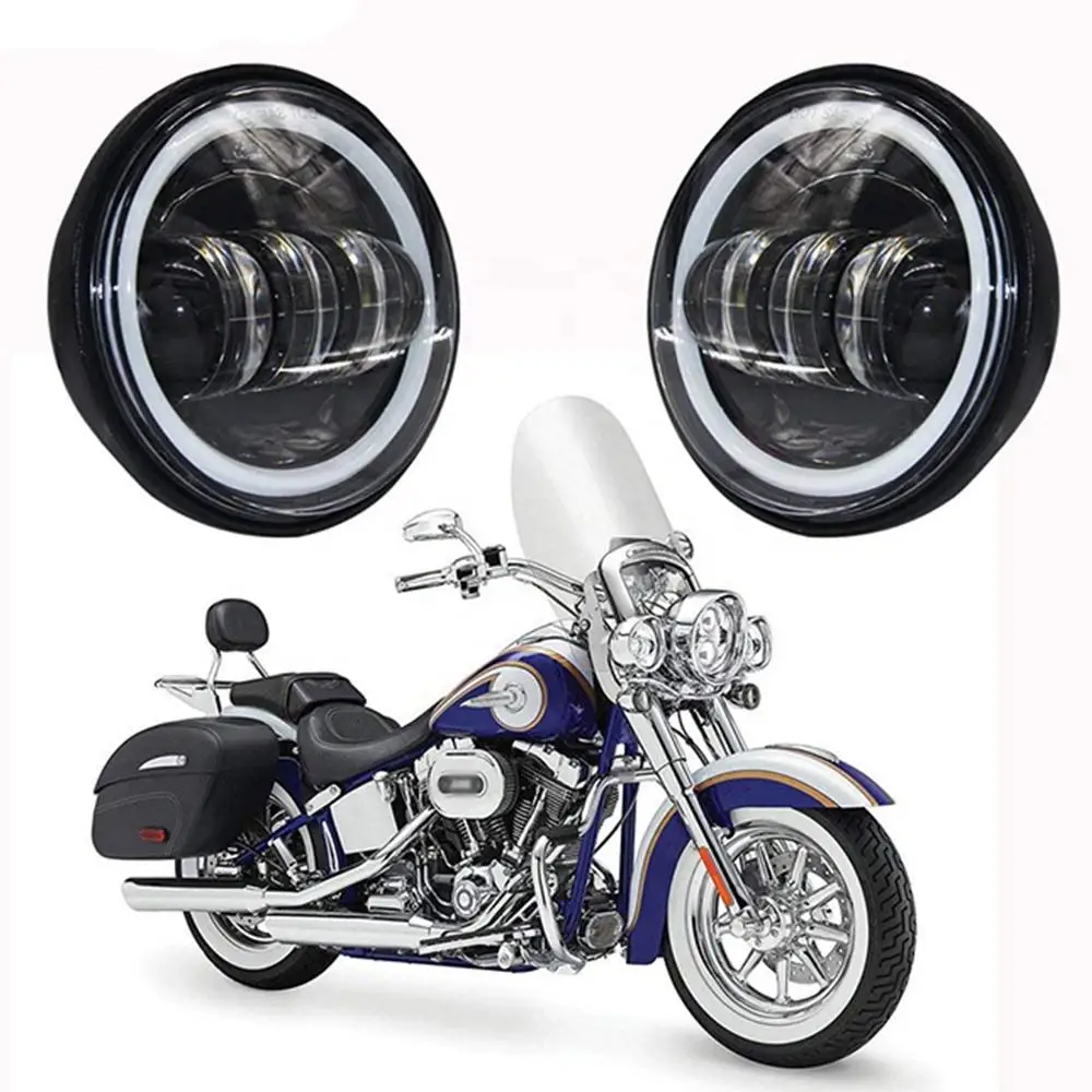 

High power led lights 12v 4.5 inch led fog lamp with DRL turn signal light for Harley motorcycle