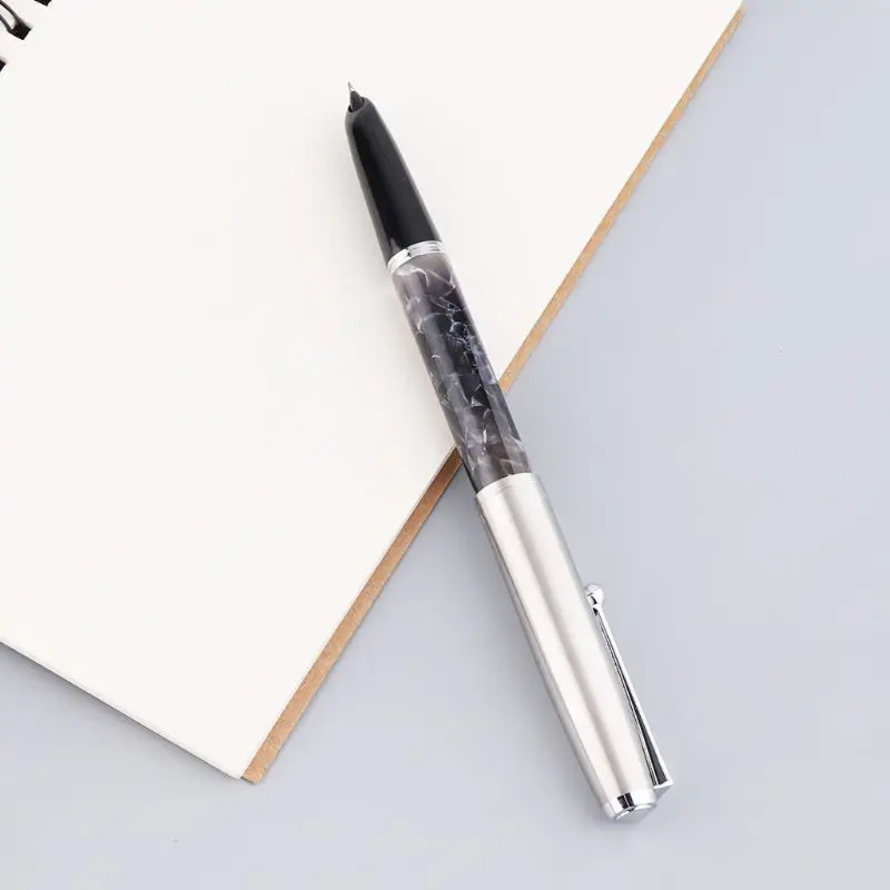 Jinhao 51A роскошные мужские перьевые ручки бизнес ученик 0 38 мм сверхтонкий