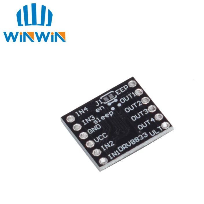 2 канальная плата модуля драйвера двигателя постоянного тока I22 DRV8833 1 5 А 3 в 10 в|dc