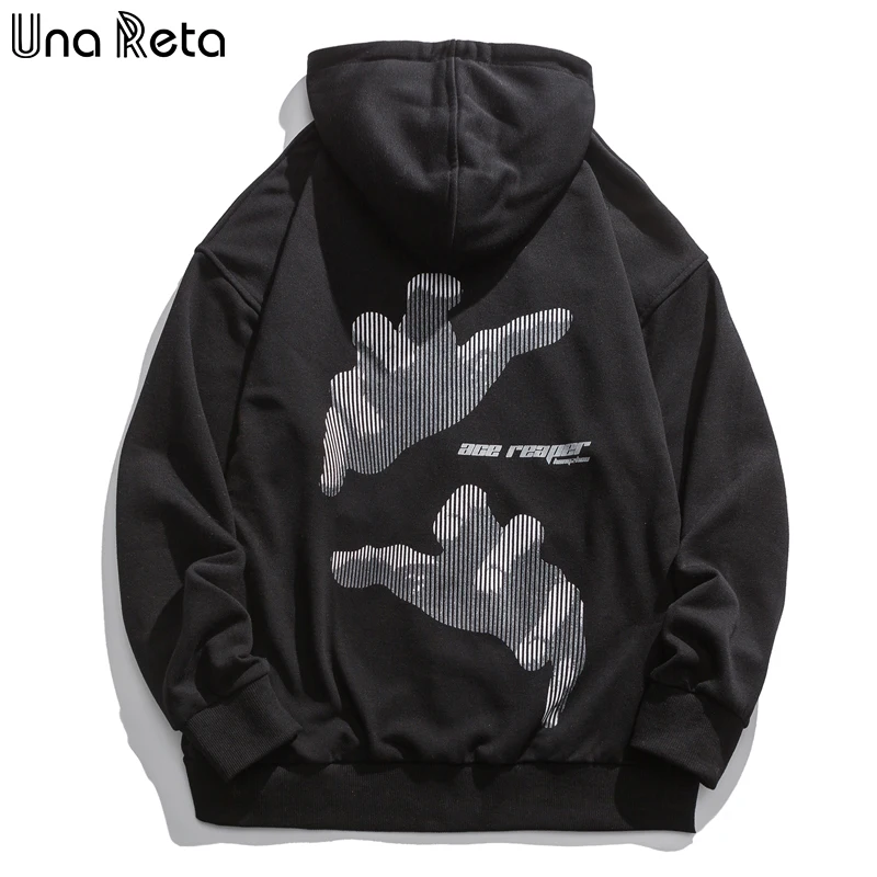 

UnaReta Hoodie Men Casual New Men Clothing Harajuku Tops Oversized zipper Hoodie Jacket Men's Hip hop Sweatshirt Hooded Coat Man