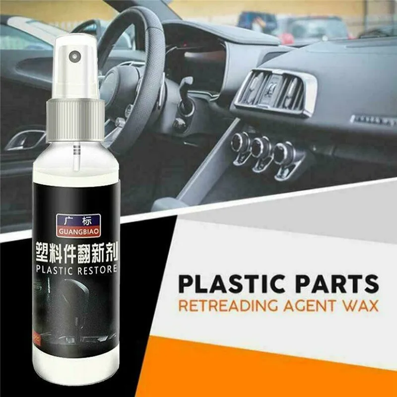 

Car Retreading Agent Car Plastic Parts Retouching Agent Car Plastic Wax Restorative Agent Repair Interior Car Plastic Restore