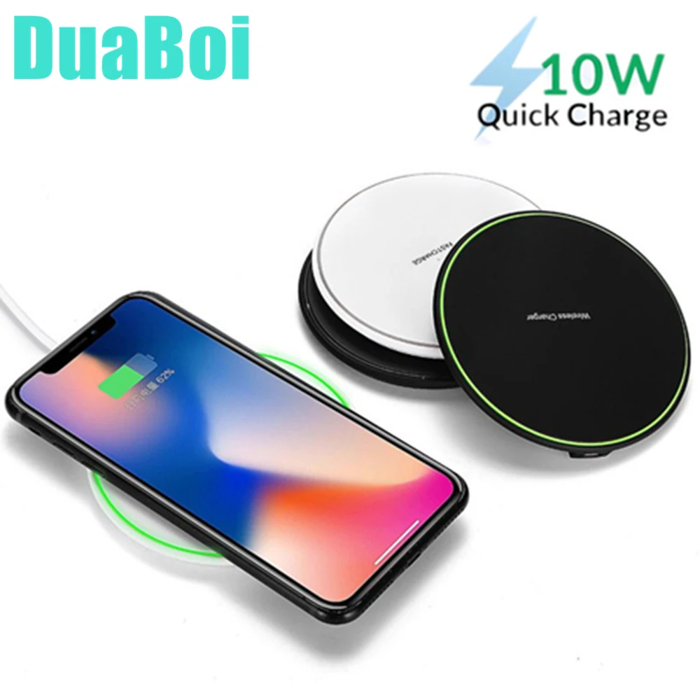 Беспроводное зарядное устройство QI 10 Вт для Huawei P30 P20 Pro Honor V 20 Mate Qi беспроводная
