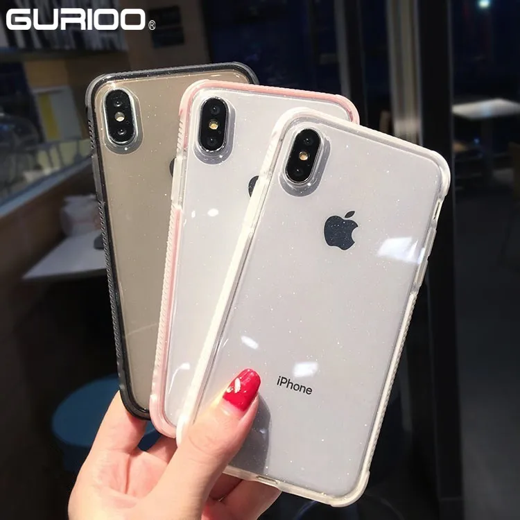 Роскошный Сияющий Блеск чехол для телефона iPhone 6 6S 7 8 Plus X XS XR MAX бампер