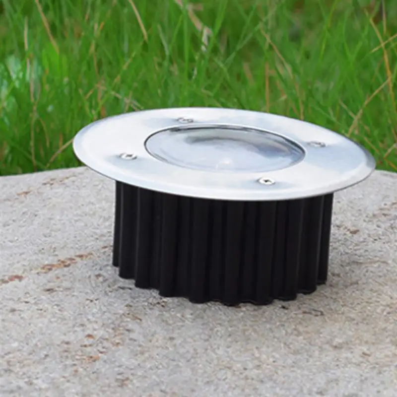 

2Pcs Stainless Steel Cast Solar Lamp Solar Buried Light Lawn Light Garden Light Switch Solar Stainless Steel Underground Light
