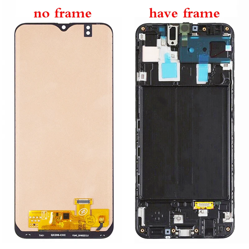 ЖК дисплей с дигитайзером для Samsung galaxy A20 A205 A205F A205FN сенсорный экран в сборе incell