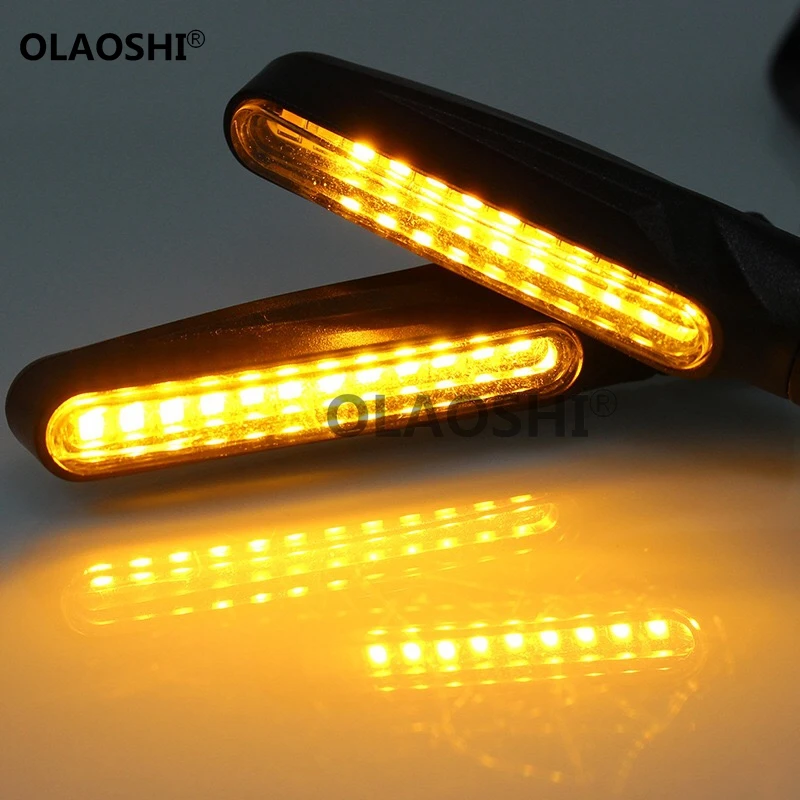 2 шт. светодиодный Сигналы поворота для мотоцикла светильник 12 SMD проблесковый