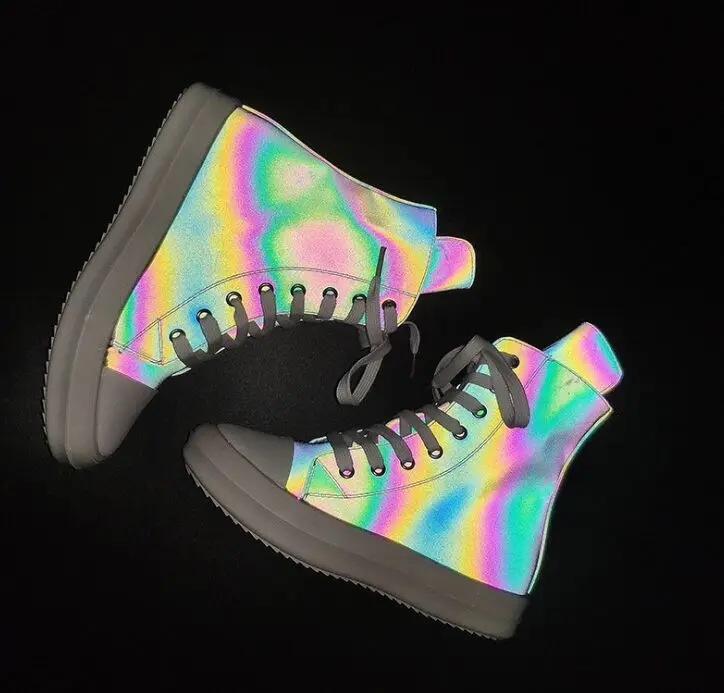 Женские парусиновые кроссовки STAN SHARK повседневные однотонные с высоким берцем на