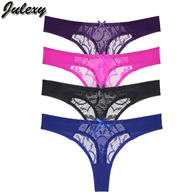 Женские кружевные стринги Juelxy сексуальные трусики с Т образной спинкой женское