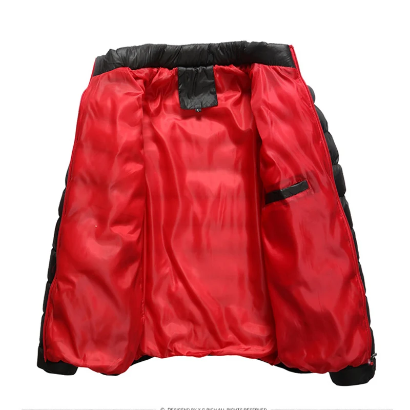 Новинка 2020 Лидер продаж мужские зимние теплые парки Модная приталенная куртка с