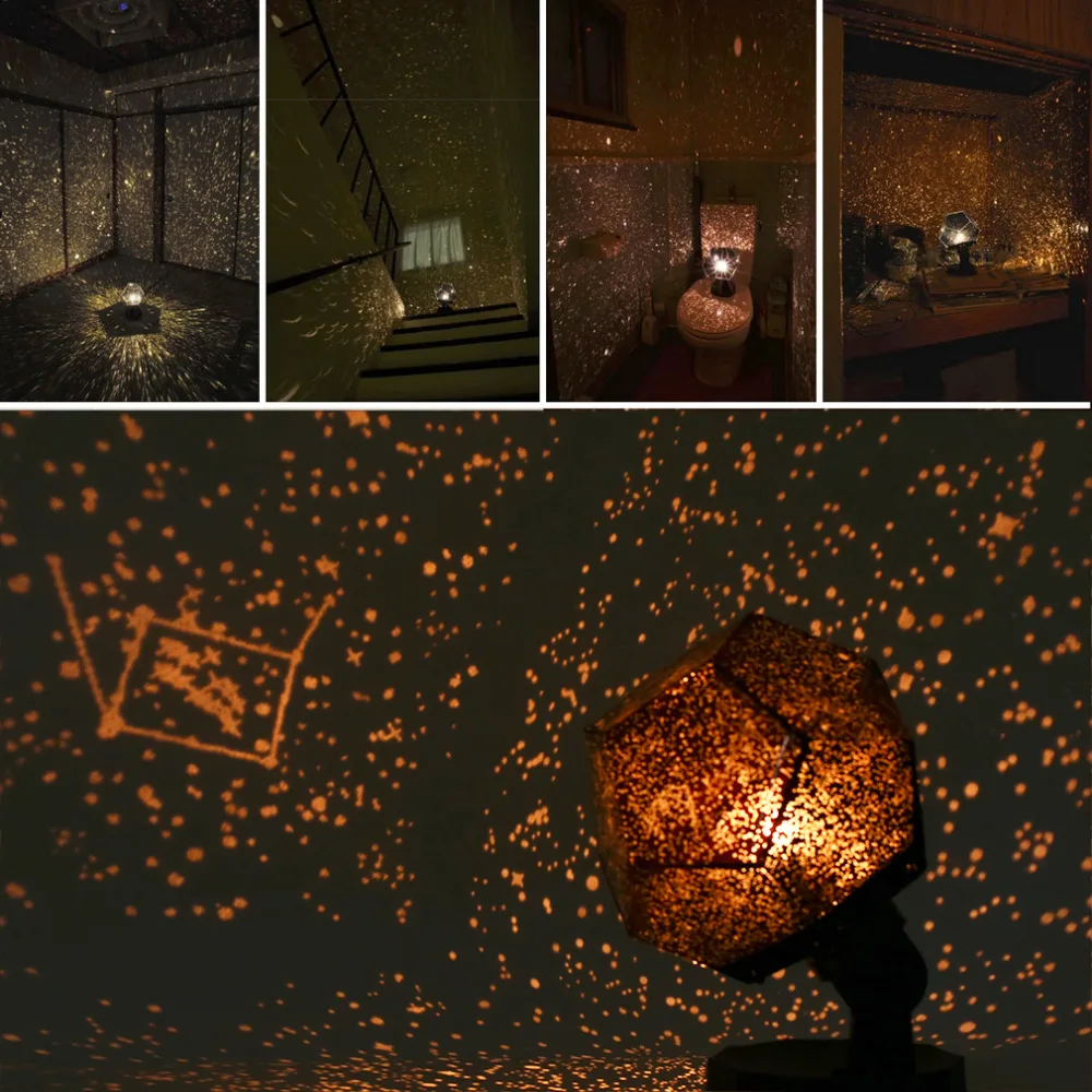 

Celestial Star Astro Sky Projection Cosmos Lights Projector Night Lamp Starry Romantic Decoration Lighting Gadget