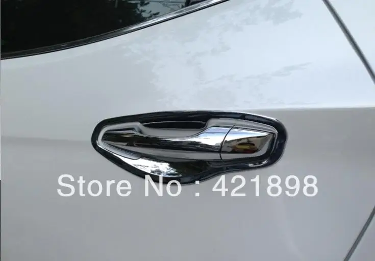 Хромированная накладка на дверную ручку для Hyundai Santa Fe 2013 2014 2015 2016 ABS|Хромирование|