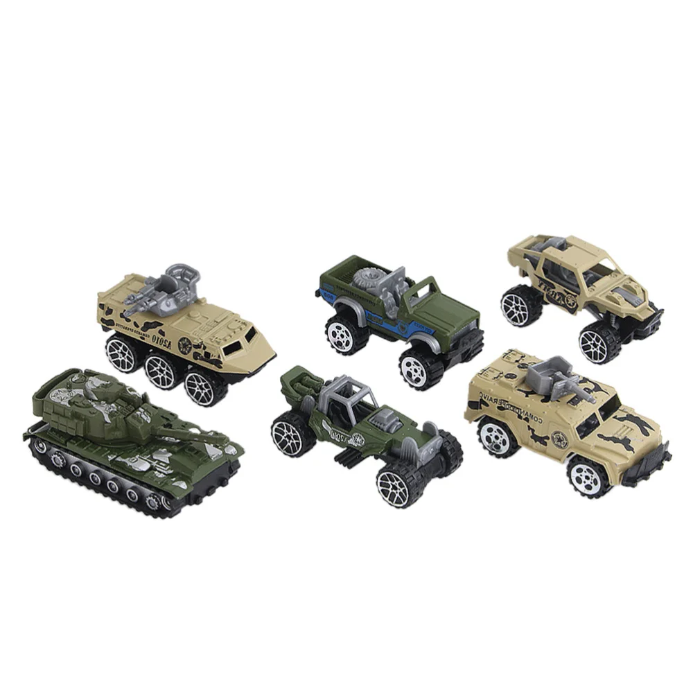 

6pcs Vehicles Toys Alloy Car Model Kid Educational Toys Car Toys