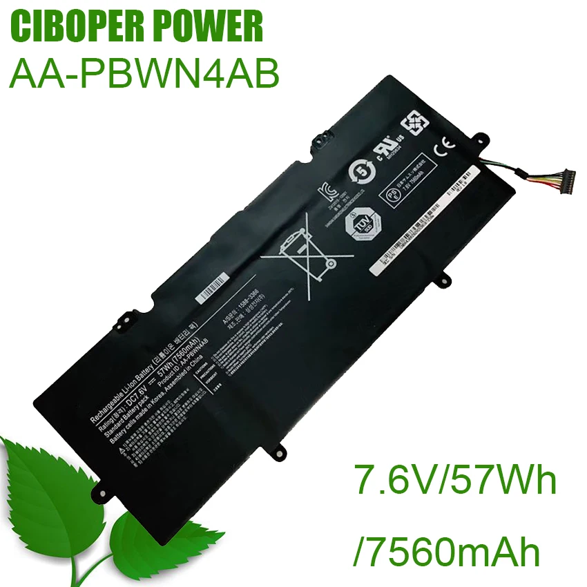 CP Genuine Battery AA-PBWN4AB BA43-00360A PBWN4AB 7560mAh For NP530U4E NP540U4E NP730U3E-K01NL K01PL S04DE X03DE NP740U3E-A01FR