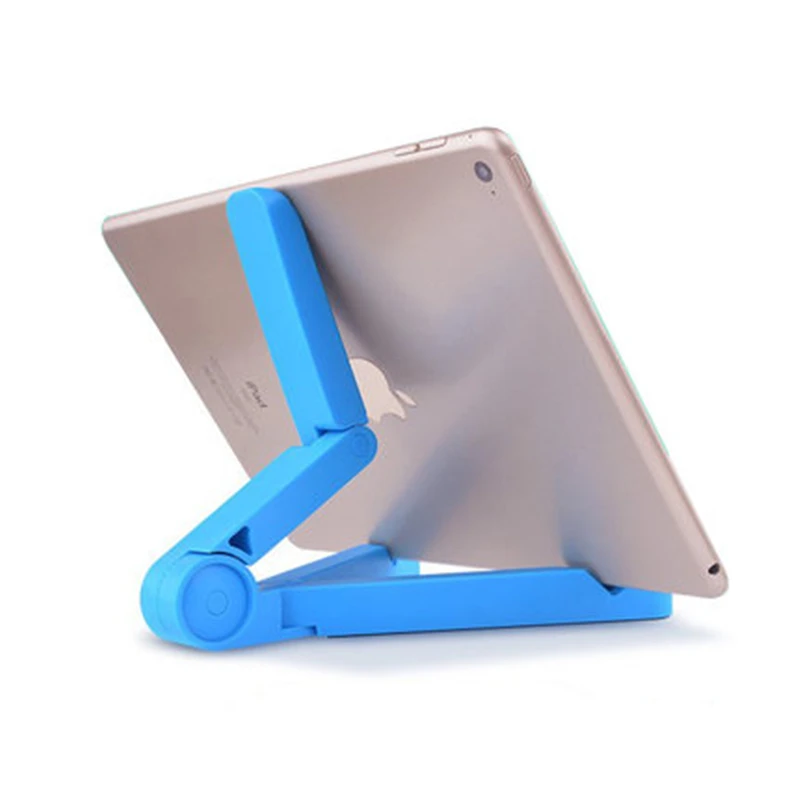 Blue Складной универсальный планшетный кронштейн держатель стенд ленивый Pad Поддержка телефона держатель для мобильного телефона для ipad iPhone м ipad huawei samsung - Цвет: Blue