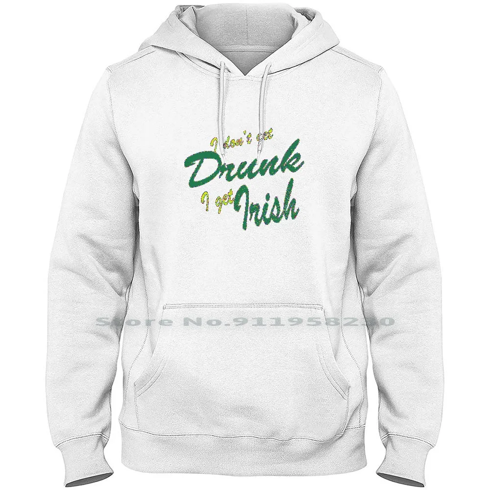 I Get ирландский мужской женский свитер с капюшоном 6XL большого размера хлопковая