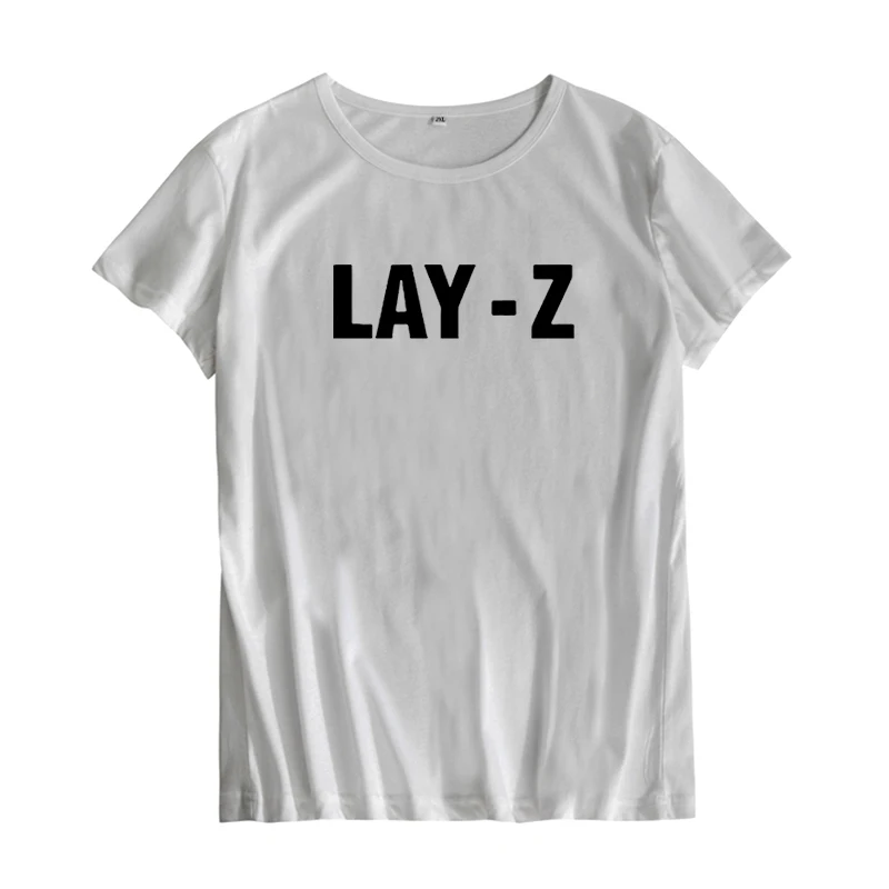 Футболка lazy Lay Z забавная с принтом лозунг tumblr модная футболка надписью женская