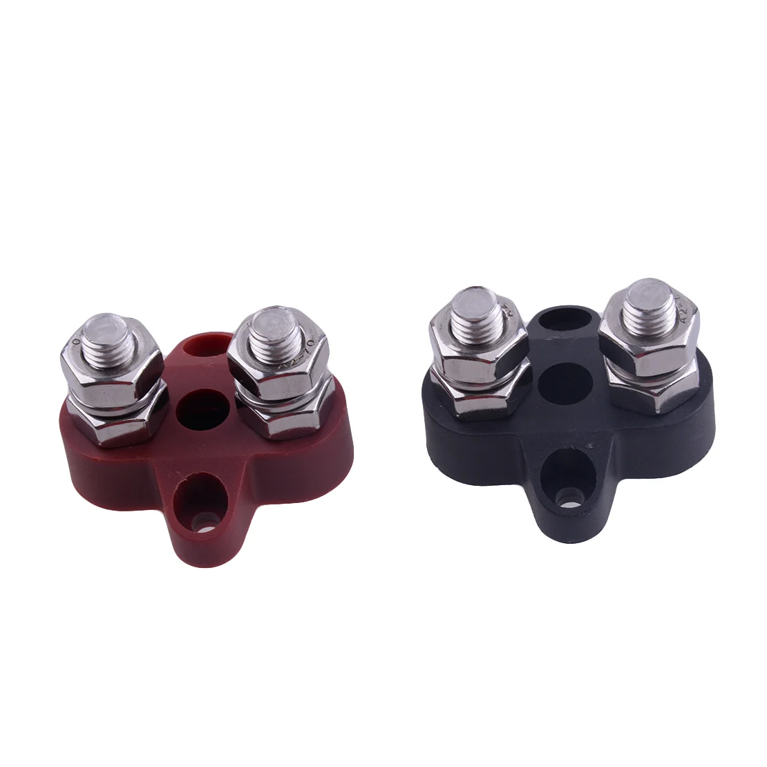 

Car 5/16" Heavy Duty Positive Power Distribution Terminal Stud Block Fit for Bus Ship Truck Trailer Boat RV Heavy Duty 12V-24V