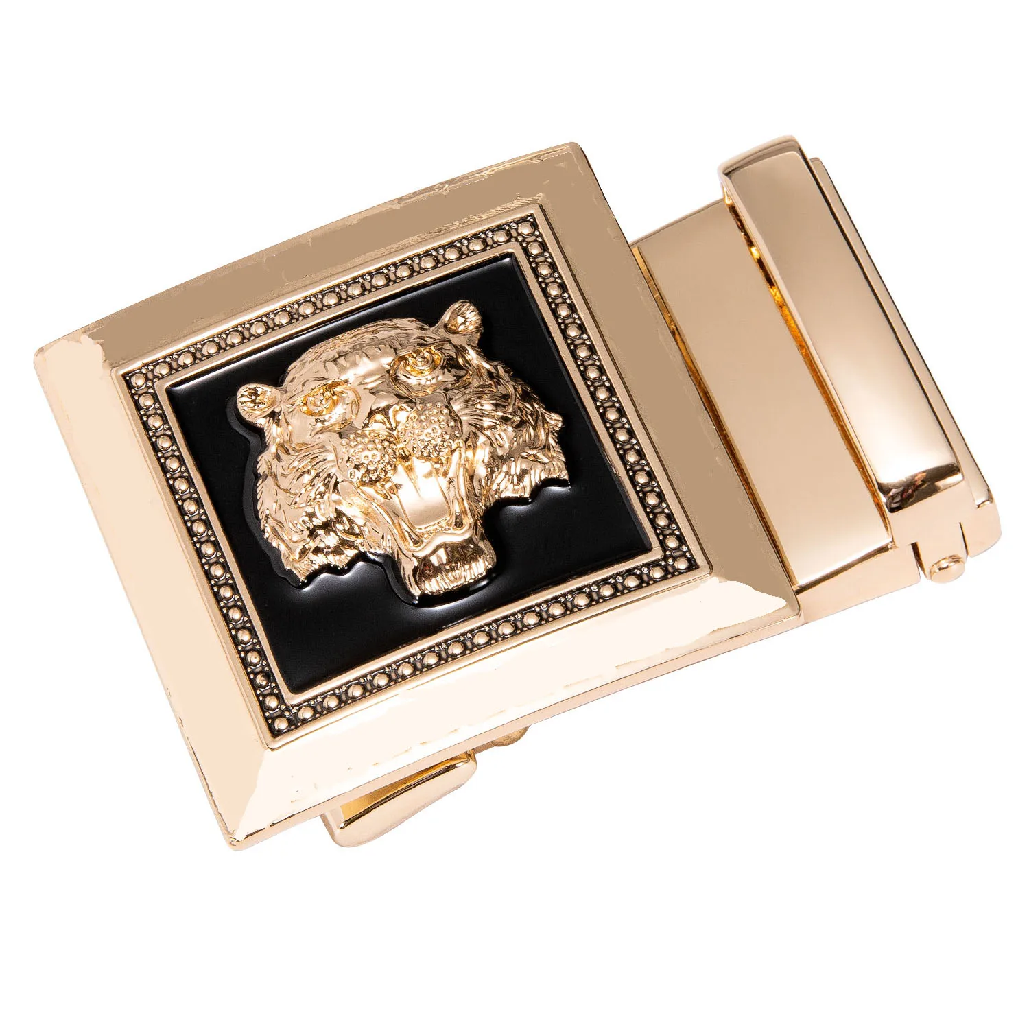 Модная Автоматическая пряжка для ремней с леопардовой головкой 3 5 см храповым