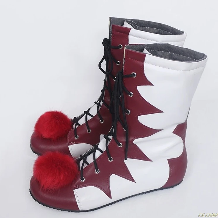shoe Стивен Кинг это клоун Pennywise обувь и маски маскарадные костюмы для взрослых мужчин и женщин ботинки Шлем Хэллоуин вечерние реквизиты по индивидуальному заказу - Цвет: shoe