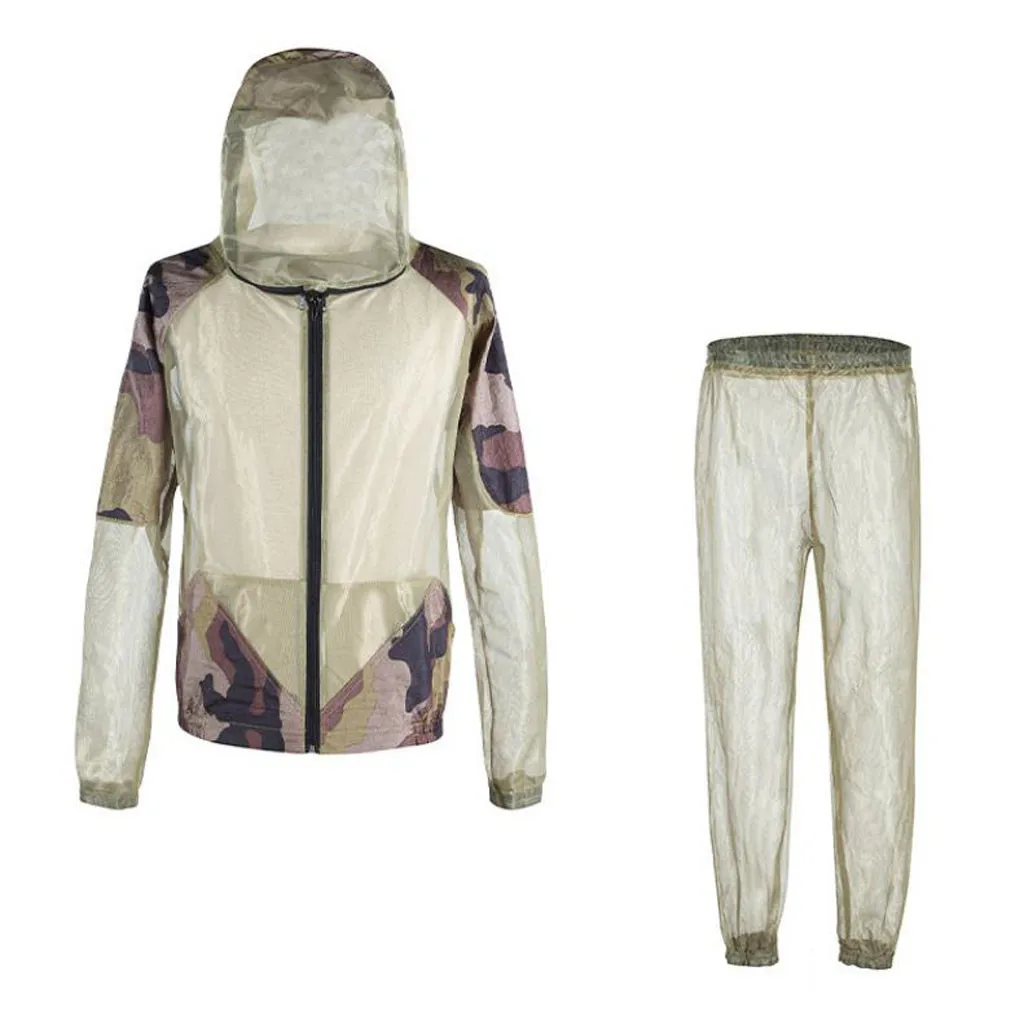 Jungle work Mosquito-proof set Night fishing clothing Breathable and lightweight Effective mosquito-proof | Спорт и развлечения