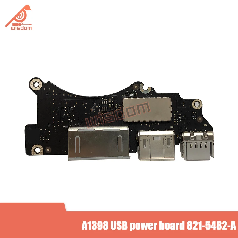 Оригинальная звуковая плата A1398 для Apple Macbook Air 15'&#x27A1398 USB HDMI SD I/O 821-5482-A MC505 MC506 2015