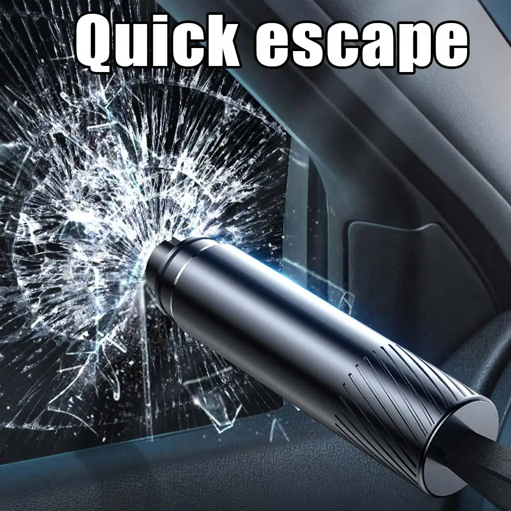 

Car Safety Hammer Auto Emergency Glass Window Breaker Seat Belt Cutter Life-Saving Escape Car Emergency Tool