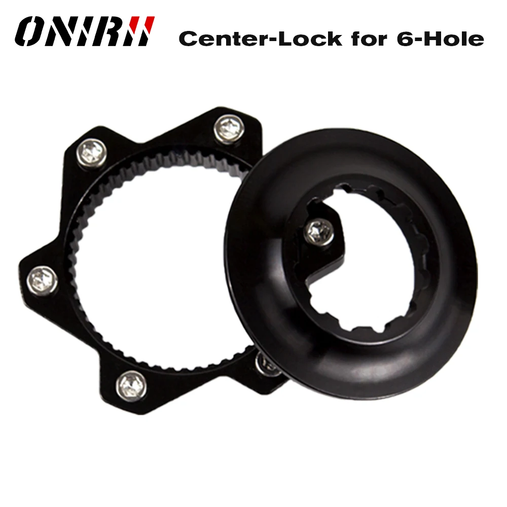 

ONIRII Centerlock to 6-hole Adapter, Center Lock conversion 6 hole Brake Disc, Center Lock for 6 Bolt, SM-RTAD05 / SM-RTAD10 New