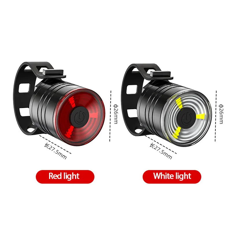 

New Waterproof Bicycle Light Rear Taillight Cycling FlashLight Safety Warning Lamp Mountain Bike LED Headlight Taillight