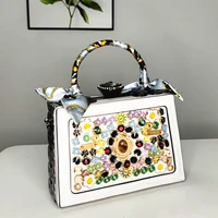 square box womens bag mini luxury brand purses and handbags top handle tote scarlf diamond ita shoulder bolso messenger sacs