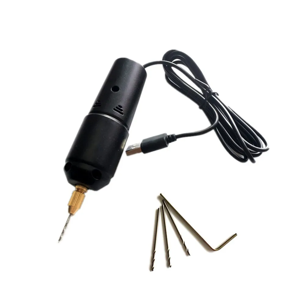 

Jewelry Tools Mini Electric Drills Portable Handheld Micro USB Drill With 3pc Bits DC 5V For Jewelry Making DIY Wood Craft