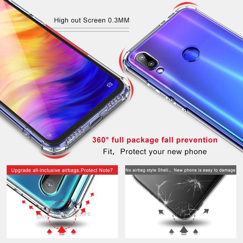 Прозрачный 3D чехол для телефона Xiaomi Redmi Note 5 6 7 8 Pro мягкие силиконовые чехлы из ТПУ
