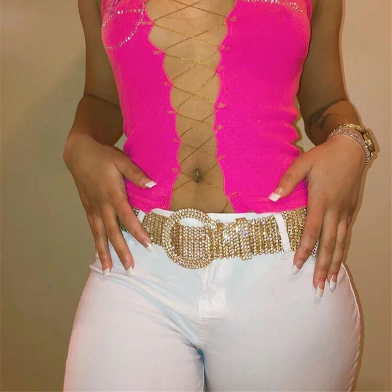 Блестящий пояс с пряжкой булавкой регулируемые сексуальные женские ремни