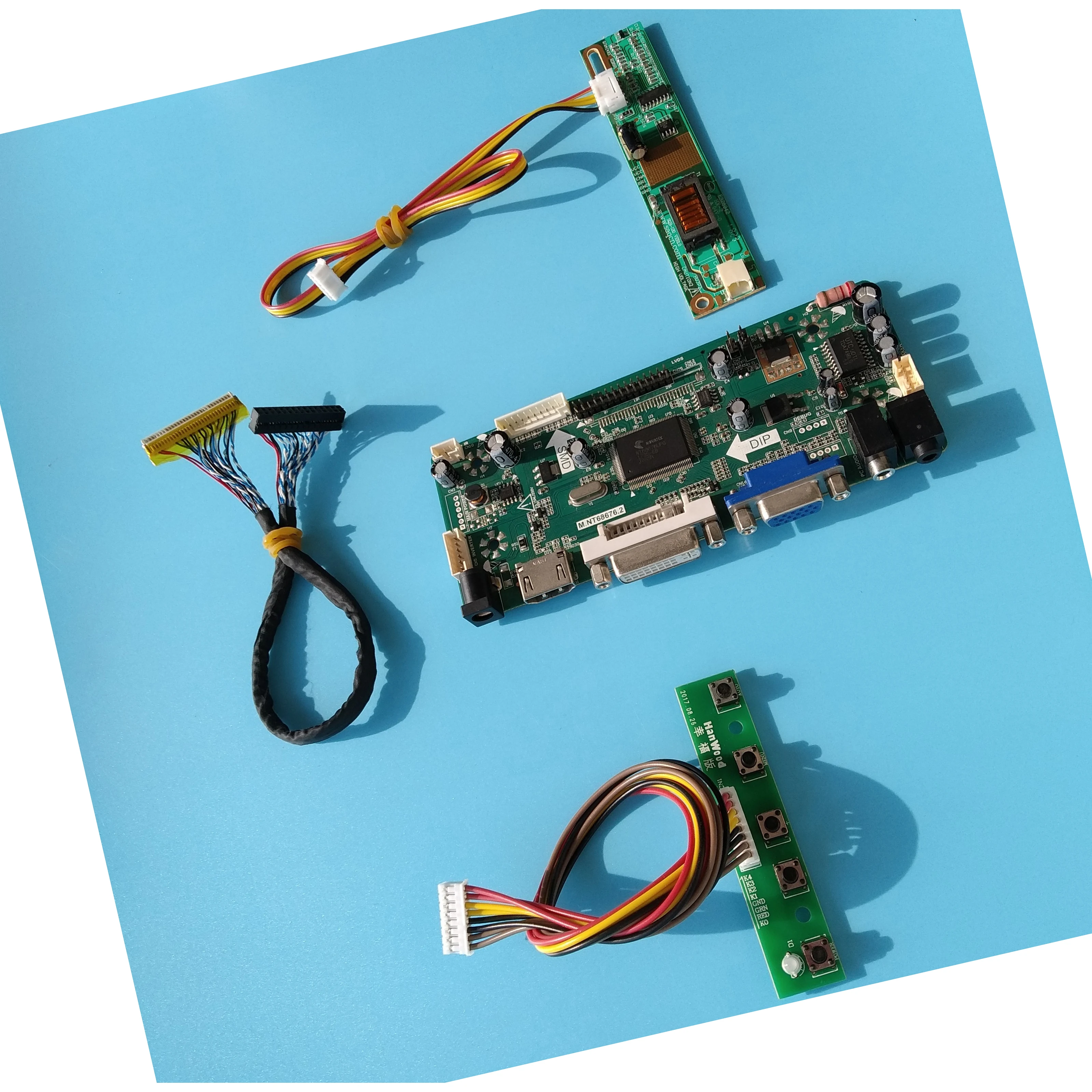 

kit For LP154W01(TL)(D2)/(TL)(D3) 1280X800 Controller board panel Screen 15.4" M.NT68676 HDMI DVI VGA LCD DIY