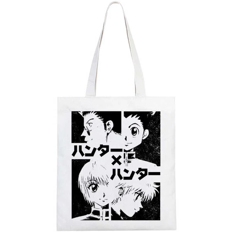 

Сумка для покупок Hunter x Hunter, многоразовая, из хлопка, ткани