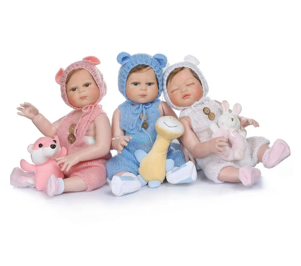 Силиконовые куклы Reborn Baby с полным корпусом для близнецов тройники мальчиков и