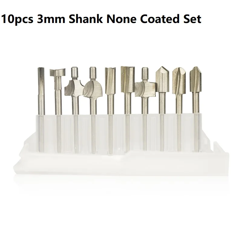 Вращающийся фреза с Оловянным покрытием HSS сверла 3 мм хвостовик древесины фрезы