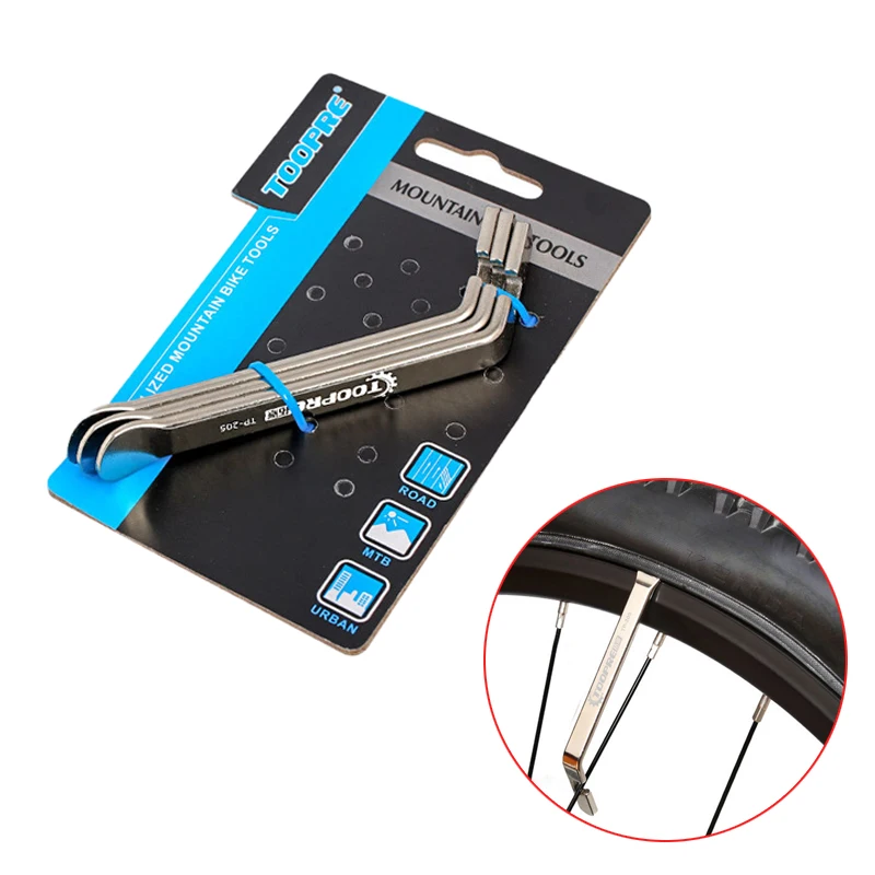 

3/1Pcs Cycling Tire Lever Pry Up Tool Mountain Bicycle Type Metal Pry Bar Stainless Steel Bike Wheel Remover Repair Tools