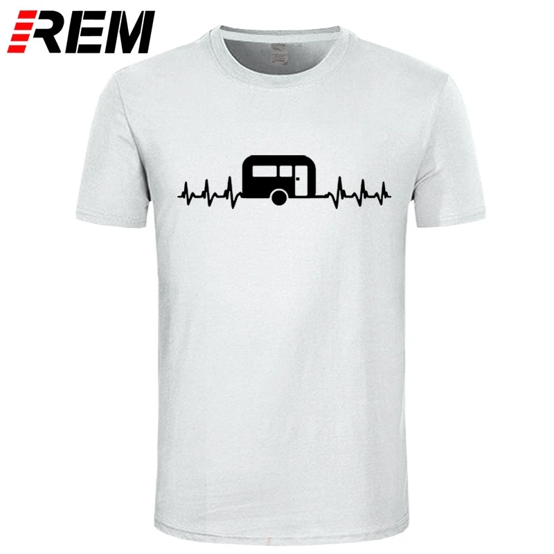 Футболка REM Its In My Heart Beat Caravanning футболка кемпингера С фургоном Бесплатная P & для