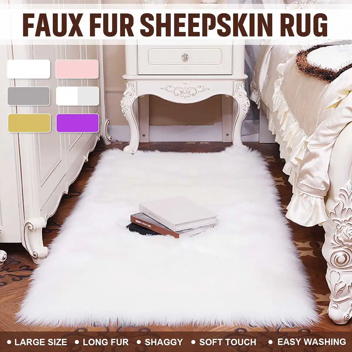 

120x180cm Shaggy Tie-dye Carpet Printed Plush Floor Fluffy Mats Kids Room Faux Fur Area Rug Living Room Mats Silky Rugs