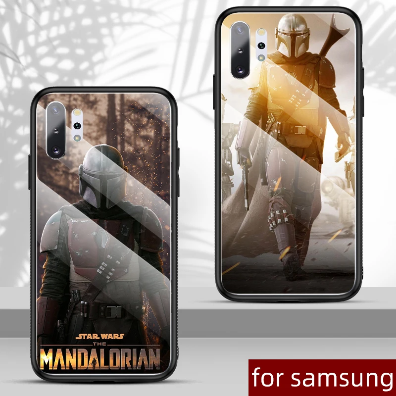 Мягкий силиконовый чехол для телефона Mandalorian tv show Samsung Galaxy A7 A8 S8 S9 S10e S10 S20 Plus Note 8 9 10 -