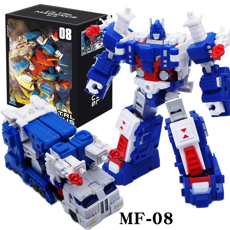 

Transformation G1 Ultra Magnus Commander MFT MF-08 MF08 Pocket War KO Action Figure Robot Boy Collection Deformed Toy Gifts