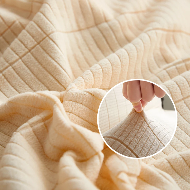 polar fleece fabric sofa bed cover for living room couch cover stretch slipcovers elastic stretch armless sofa bed cover free global shipping